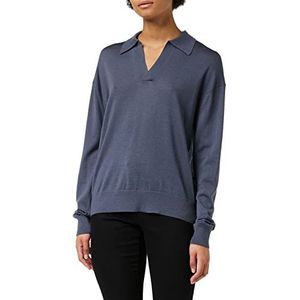 G-STAR RAW Dames Polo Knit Pullover Sweater, Blauw (fantem Blue B692-863), M