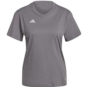 adidas Entrada 22 Tee dames T-Shirt, Team Grey Four, L