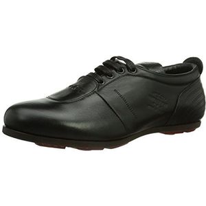 Pantofola D'Oro CEREZO LOW Derby lage veters voor heren, zwart 01 Nero, 44 EU