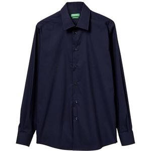 United Colors of Benetton heren overhemd, Blauw, L