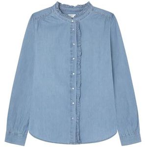 Springfield Damesblouse, middenblauw, maat 34