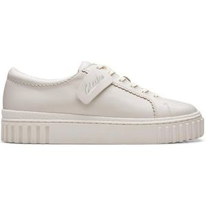 Clarks 261778174, damessneakers, Zwart leder, 37 EU