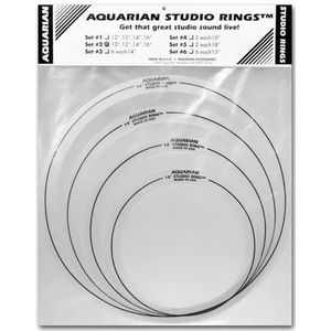 Aquarian Studio ringen Set 2 - Amerikaanse Fusion (10-inch,12-inch,14-inch, 16-inch)
