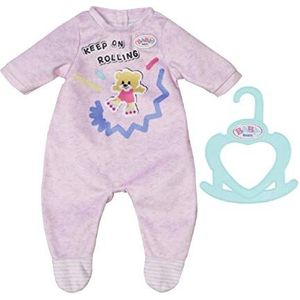 BABY born 830574 Little Romper-Clothing for 36cm Dolls-for Toddlers Ages 12 Months & Up-Easy for Small Hands-Includes Romper & Hanger-Pink