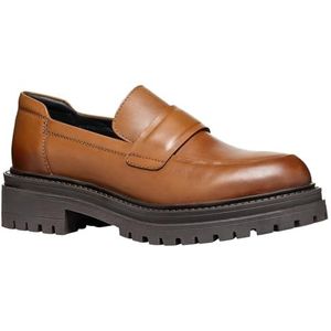 Geox Dames D Iridea A Moccasin, cognac, 37 EU