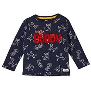 s.Oliver Baby-jongens T-shirt, Dark Blue Aop, 62 cm