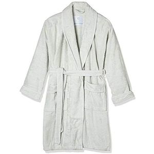 Heckett Lane Bath Bath Robe, 60% Bamboo Viscose, 40% Cotton, Off-White, S, 1.0 Pieces