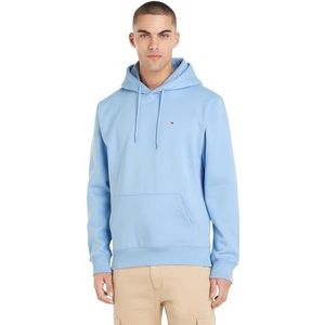 Tommy Jeans TJM Regular Fleece Hoodie Sweatshirt voor heren, Matig blauw, L