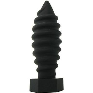 Screw U Anal Plug-Black