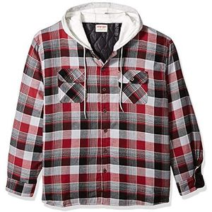 Wrangler Authentics Heren Button-Down Shirt, Fietsen Rood, 3XL