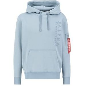 Alpha Industries EMB Hoody voor heren Greyblue L
