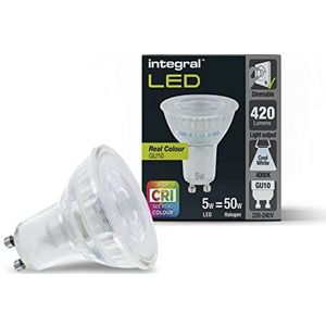 Integra l LED Real Colour Premium GU10 dimbare warmwitte gloeilamp: ontdek de echte kleuren in je huis (CRI95) met de GU10, die het dichtst bij het natuurlijke zonlicht komt