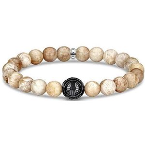 Thomas Sabo Armband Beige A1944-353-16, 16,00 cm, Edelmetaal, Jasper,