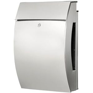 BURG-WÄCHTER-Brievenbus-Hamburg-3815-Ni-roestvrij-staal-zilverkleurig