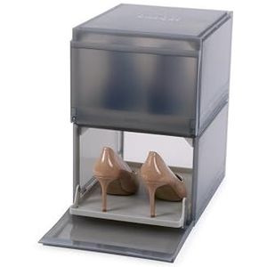 Joseph Joseph ShoeCase Premium Schoenopbergdoos, Uitschuiflade, Stofvrij, Klepdeur, Geventileerd, Eenvoudige Montage, 2 Stuks