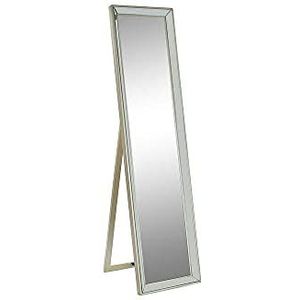 DKD Home Decor Staande spiegel zilver chic (40,5 x 4 x 160 cm)