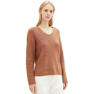 BE PART - Basic Trui - V-hals - Zwart - Polyester Katoen Mengsel