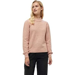 Minus Dames Angie Knit Pullover Sweater, Pale Rose Melange, XL