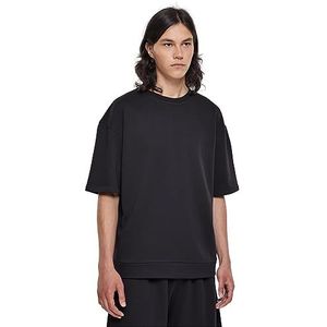 Urban Classics Oversized Short Sleeve Crew Trainingsshirt voor heren, zwart, Zwart, M