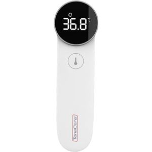TensCare DigiTemp Multifunctionele infraroodthermometer voor kinderen, volwassenen en voorwerpen, nauwkeurig en snel, led-display, geheugenfunctie, veilig en hygiënisch met