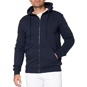 FM London Hyfresh hoodie met rits voor heren, hoodie met ritssluiting, ideaal voor casual en sportkleding, hoodies voor heren met fleece voering en geurbeschermingstechnologie - zachte, duurzame