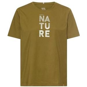 camel active - T-Shirt - Donker Groen - 100% Katoen