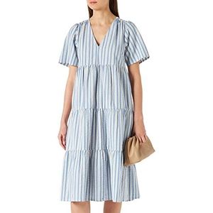 Part Two Pampw Dr Dress Relaxed Fit Dames, Riviera Stripe, 38
