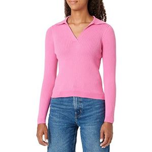 ONLY Dames Onlnimone Ls Life Polo KNT Noos Pullover, Aardbei Maan, XXL