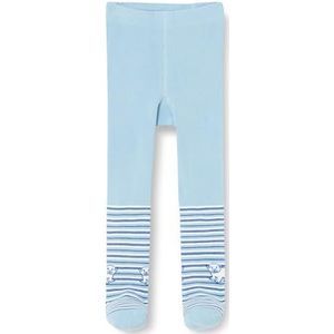 Playshoes Unisex Thermo Eisbär panty voor kinderen, blauw, 110/116 cm
