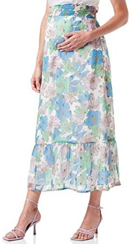 LDS MATERNITY - HW MIDI SKIRT - Zwangerschapsrok - AOP Flower Print