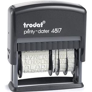 Trodat Wijzerstempel 4817b zwart