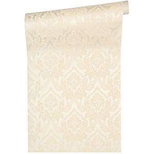 A.S. Création vliesbehang beige, lichtbeige, metallic