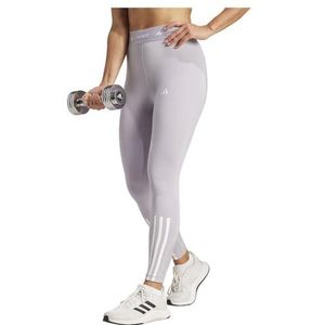 adidas Dames TECHFIT 3 Stripes 7/8 Leggings, GLORY GREY F20, XL