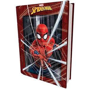 Prime 3D Puzzel 35561 Marvel Spiderman Lensboek, 300 delen, meerkleurig