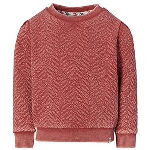 Noppies Meisjessweater, lange mouwen, Kewanee Allover Print Pullover, Henna - P635, 104 cm