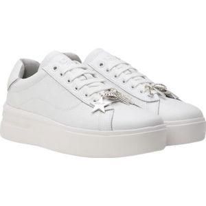 Replay Dames Univeristy W Charms Sneaker, 061 White, 38 EU, 061, wit, 38 EU