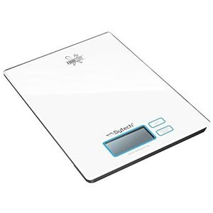 Sytech Digitale keukenweegschaal, design · Slim, 5 kg, wit