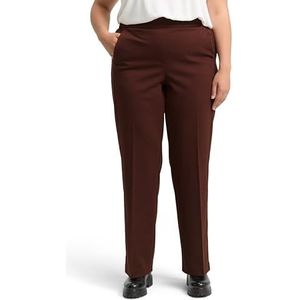 TOM TAILOR Plussize damesbroek, 27506 - Dark Pecan Brown, 46 Grote maten