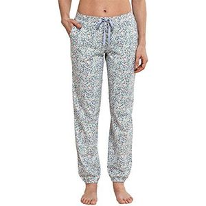 Schiesser Mix&Relax Jersey broek voor dames, lange pyjamabroek, meerkleurig (multicolor 1 904), 42