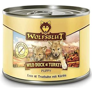 Wolfsblut Wild Duck & Turkey Pup, 200 g, 6 stuks
