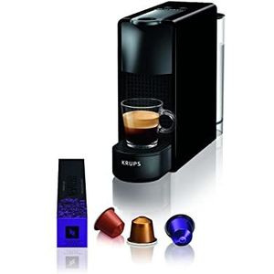 Nespresso Krups Essenza Mini Piano Black: Koffiepadmachine, 0.6 liter, zwart