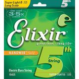 Elixir® Strings vijfde vernikkelde stalen snaar voor basgitaar met NANOWEB®-Coating, lange nek, superlicht B (.125)
