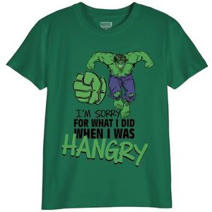 Marvel T-shirt voor jongens, Fles Groen, 8 Jaren