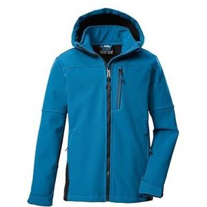 killtec - KOW 226 - Softshell Jack - Blauw - Voor Jongens - Met Capuchon