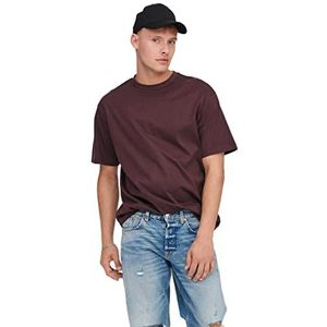 ONLY & SONS Heren Onsfred RLX Ss Tee Noos T-shirt, Voedge, XXL
