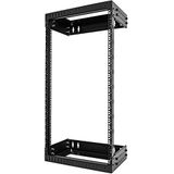 StarTech.com - RACK-21U-20-WALL-OA - Wandrek - 21U - 19 inch - Serverrek met Open Frame - Instelbare Diepte