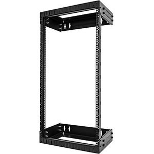 StarTech.com - RACK-21U-20-WALL-OA - Wandrek - 21U - 19 inch - Serverrek met Open Frame - Instelbare Diepte