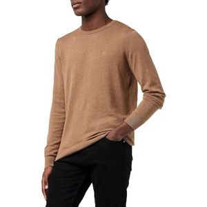 TOM TAILOR Uomini Basic gebreide trui 1031899, 24136 - Brown Oak Melange, XL