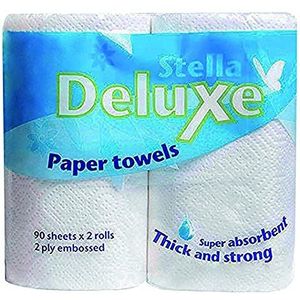 Deluxe 3290340 papieren handdoeken, set van 2 stuks