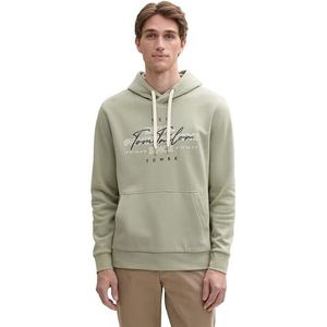 TOM TAILOR Sweatshirt voor heren, 15615 - Prairie Grass Green, XXL